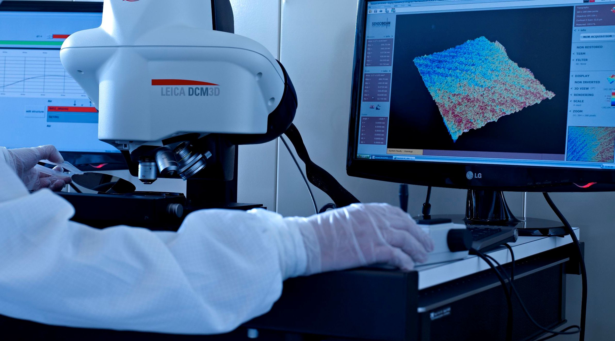 Lithography area of the FBK cleanroom