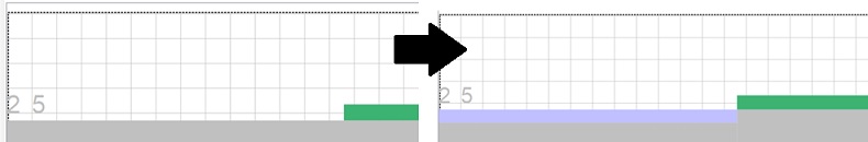 Doping result, cross-section