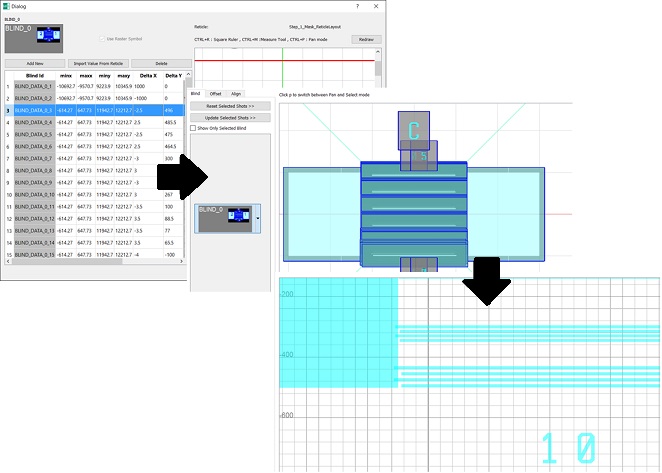 Editing multiple blinds